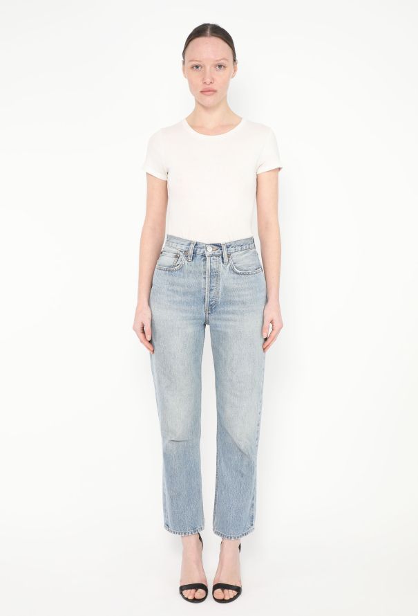 Re/Done 2022 Stove Pipe Jeans - 1
