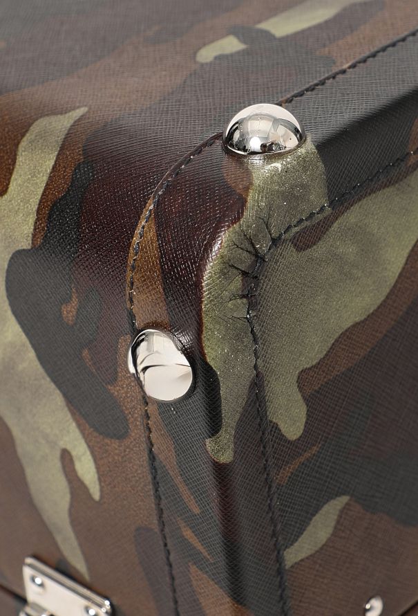 Prada Large Camouflage Travel Trunk - 9