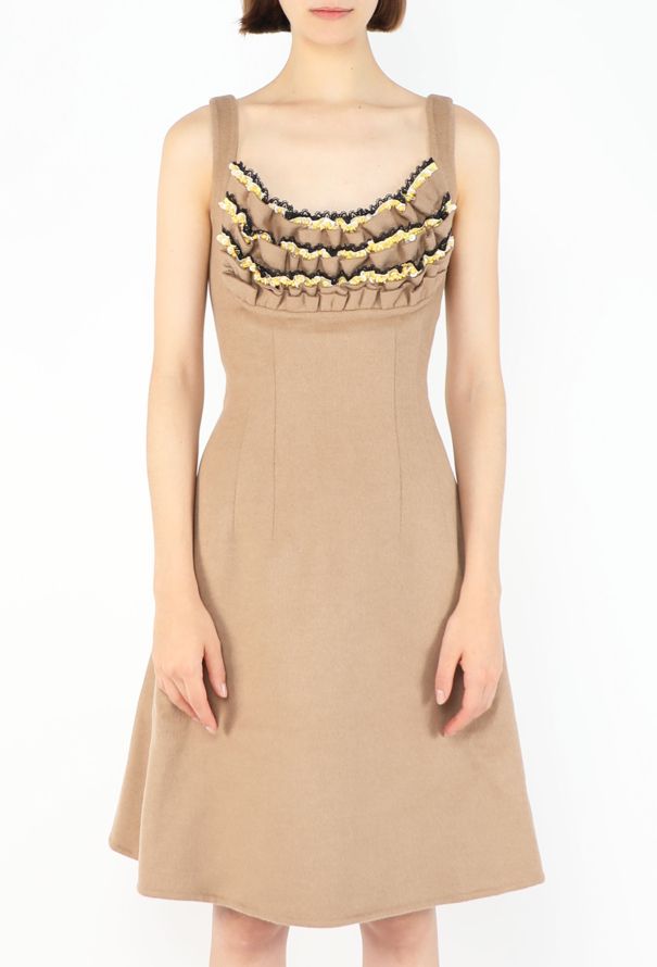 Prada Embellished Lace Bib Dress, F/W 2010 - 3