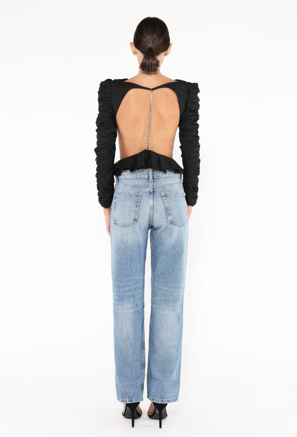Khaite F/W 2020 Open-Back Rosy Top - 5