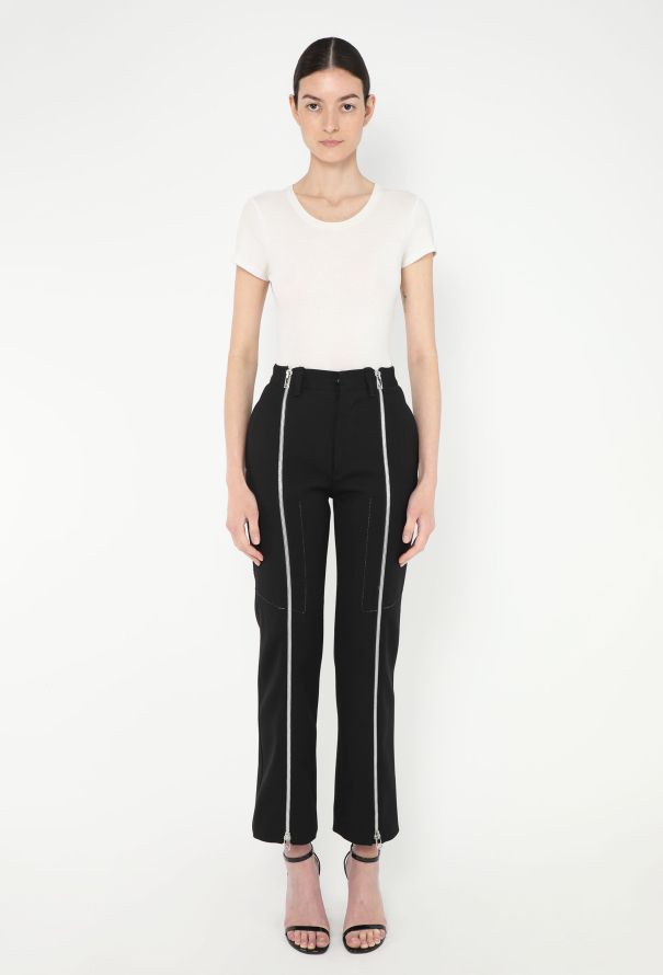 Bottega Veneta F/W 2021 Cropped Zip Trousers - 3
