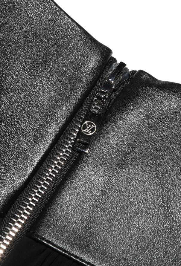 Louis Vuitton 2020 Basque Leather Dress - 6 Louis Vuitton 2020 Basque Leather Dress - 6