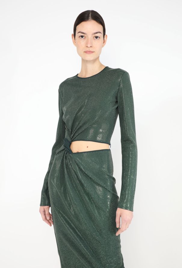 Bottega Veneta 2021 Embellished Cut-Out Dress - 1