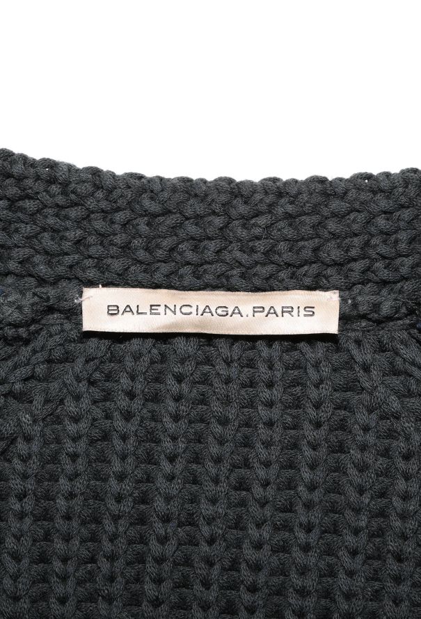 Balenciaga Braided Knit Cardigan - 6 Balenciaga Braided Knit Cardigan - 6