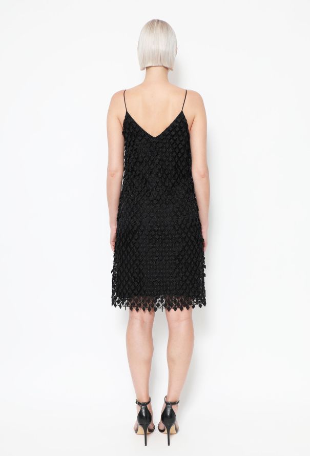 Balenciaga Diamond Organza Slip Dress - 3