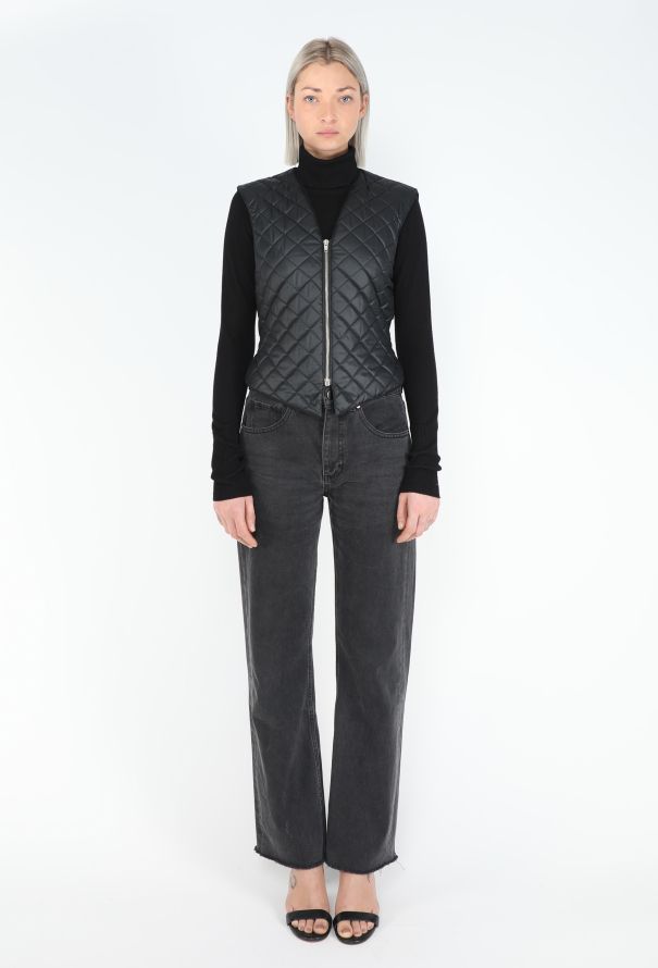 Helmut Lang Early '90s Quilted Open-Back Vest - 4