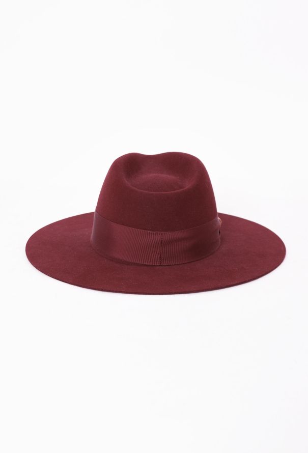 Hermès 2023 Felted Bordeaux Fedora - 4