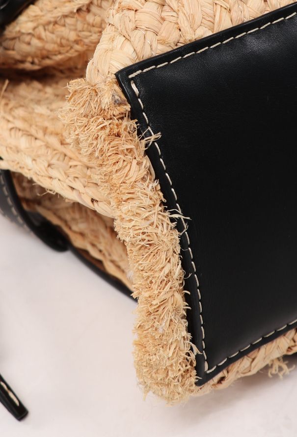 Loewe Small Raffia Gate Top Handle Bag - 8