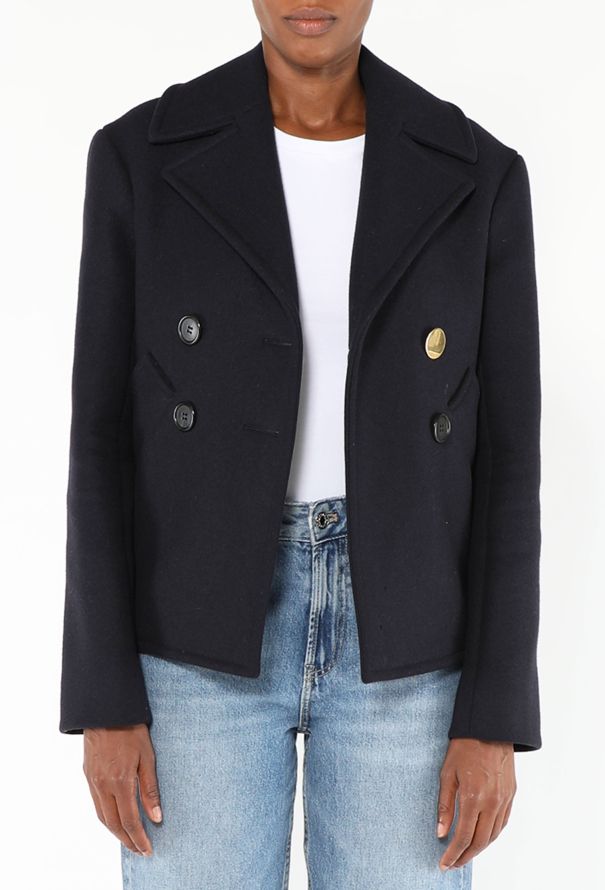 Céline 2013 Double-Breasted Peacoat - 5