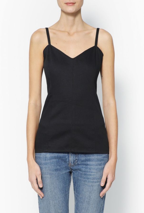 Saint Laurent Late '70s Cotton Camisole Top - 1
