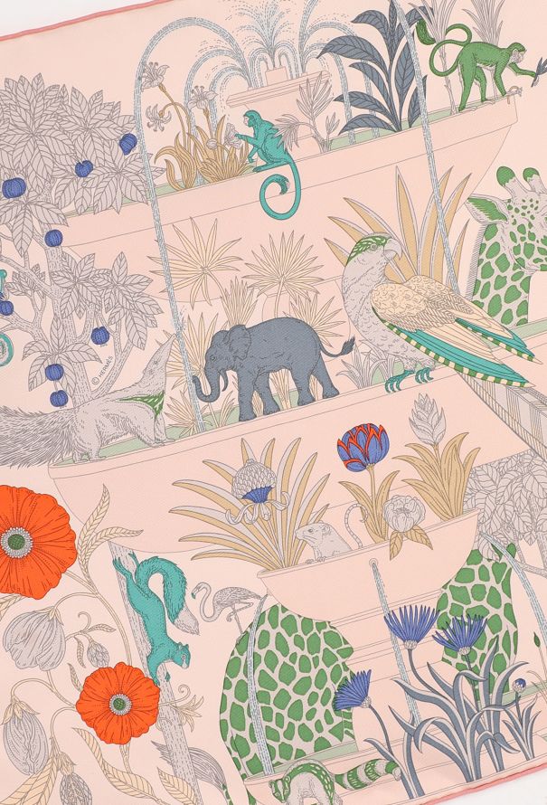 Hermès 'Precious Paradise' 45cm Petit Carré - 3