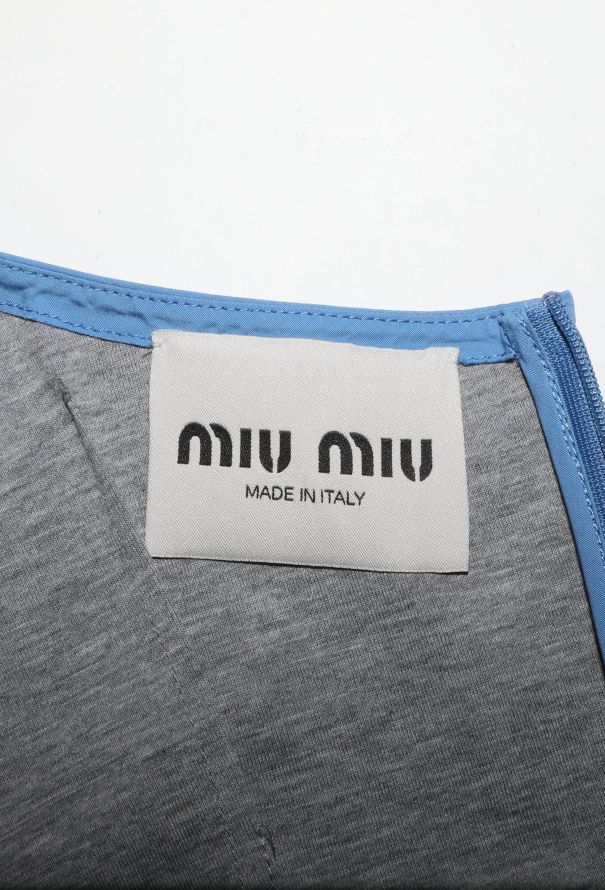 Miu Miu F/W 2024 Poplin Sheath Dress - 7