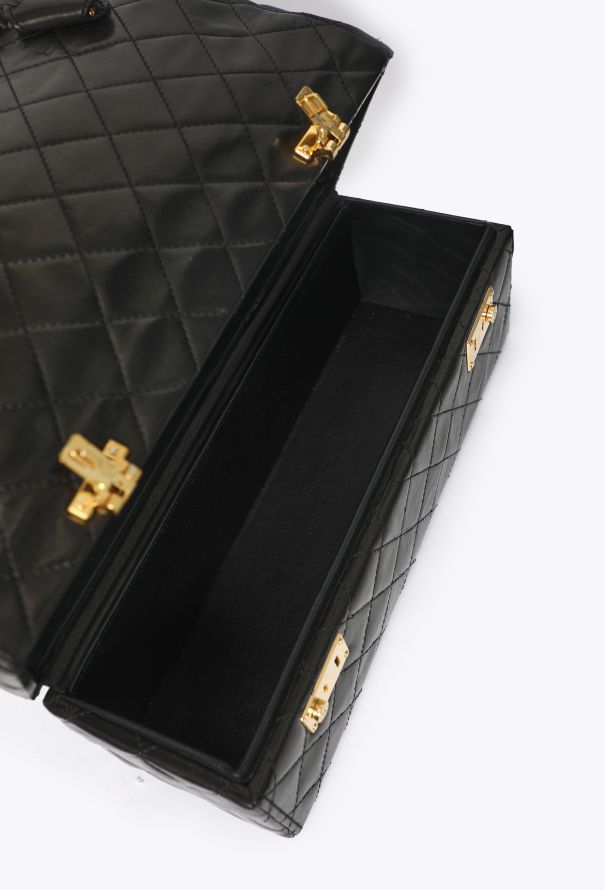 Chanel Vintage Quilted Vanity Case Tote Bag - 6