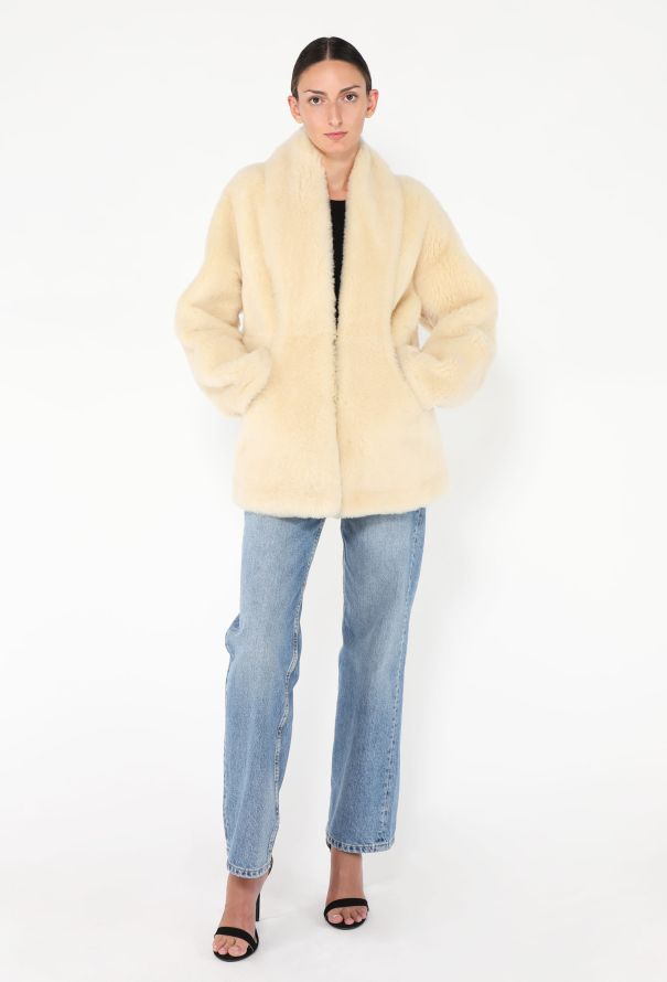 Loro Piana 2024 Shearling Cocoon Jacket - 1