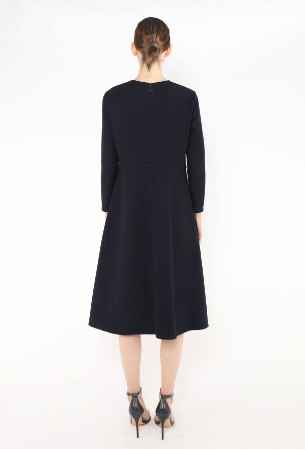 Céline Classic Twill A-Line Dress - 4