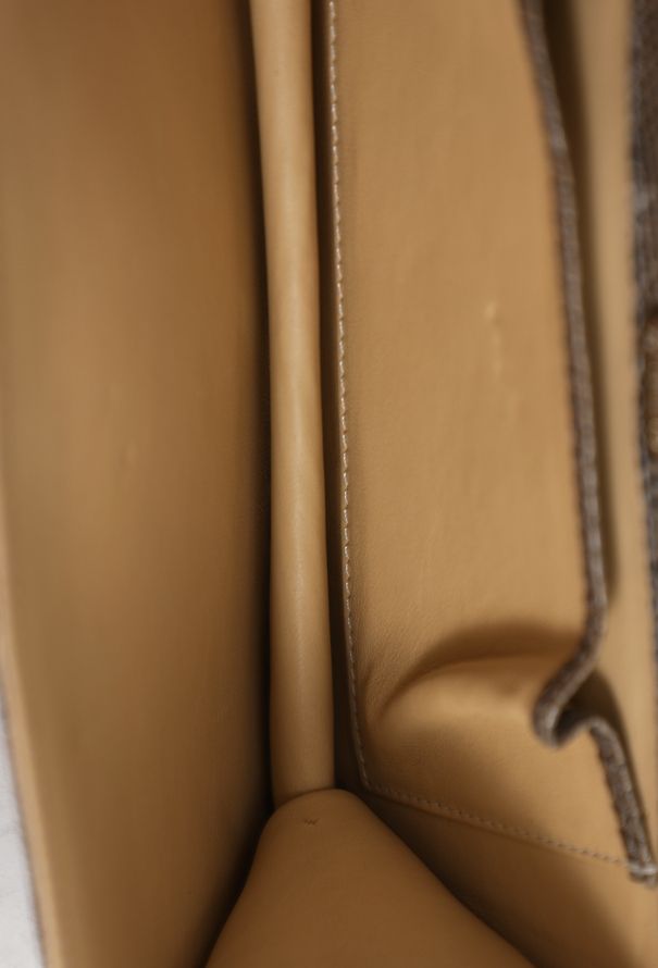 Fendi Lizard-Embossed Baguette Shoulder Bag - 12