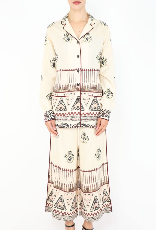 Dior Dioriviera Printed Silk Pajama Set - 4
