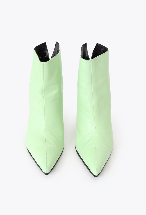 Céline 2017 Leather Slit Ankle Boots - 3