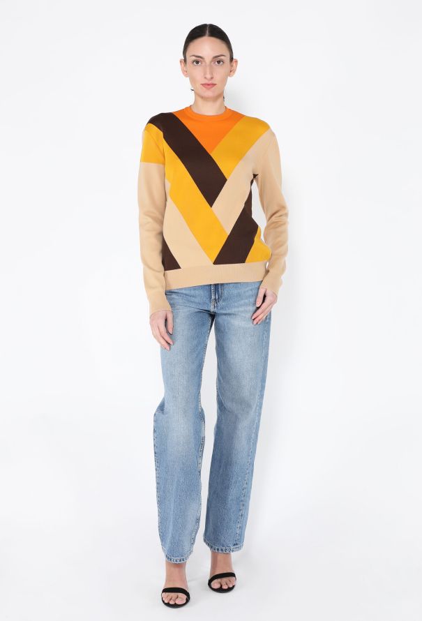 Céline Campaign F/W 2011 Chevron Knit Sweater - 5