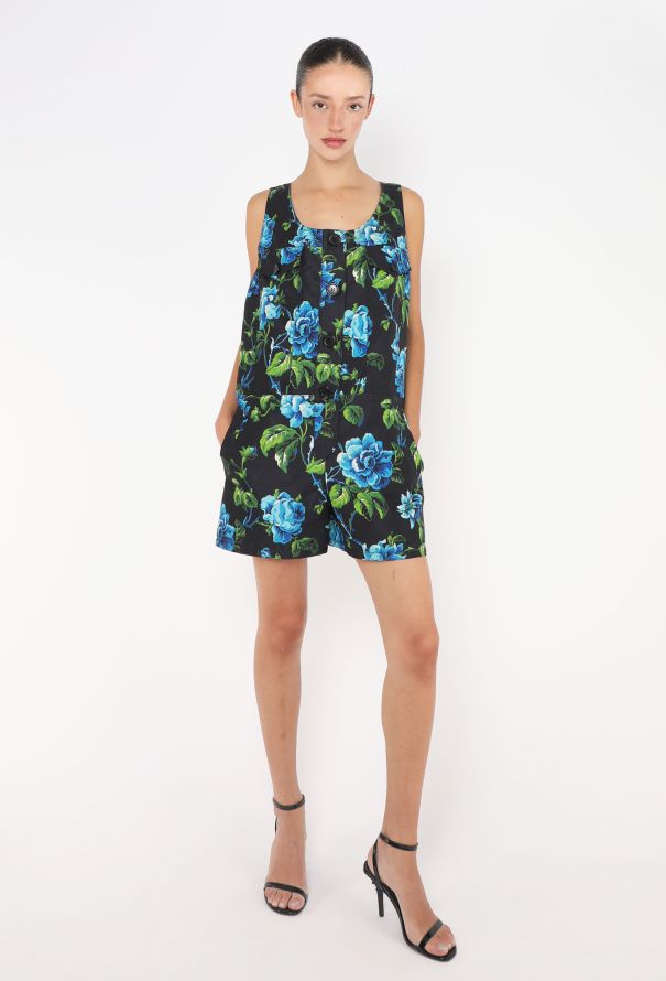 Miu Miu Rose Printed Romper, Resort 2014 - 1