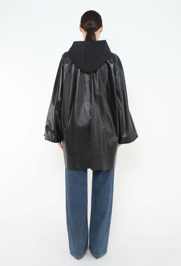Céline 2018 Hooded Leather Parka - 5