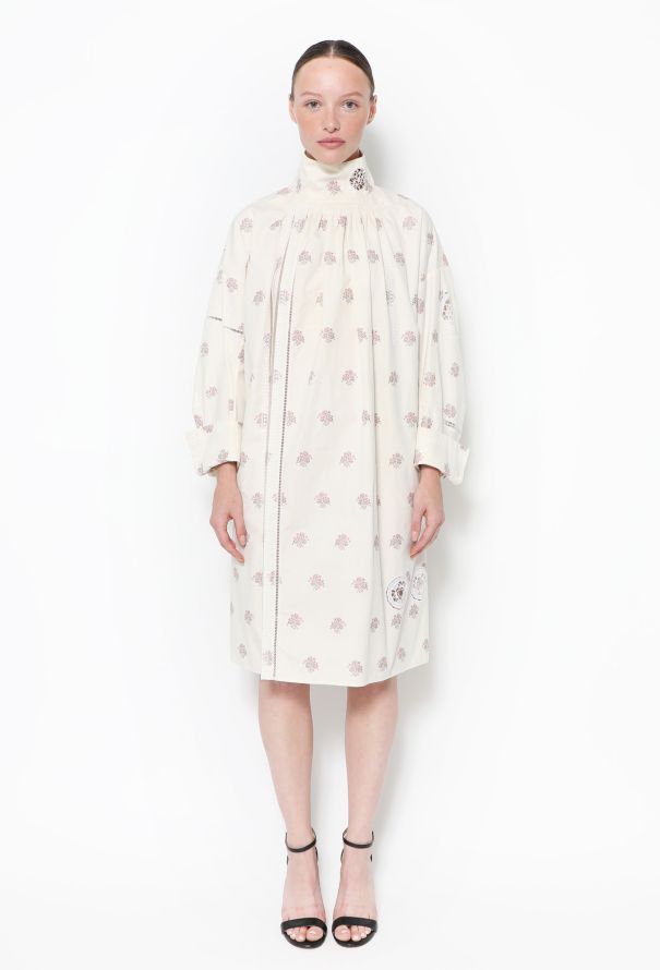 Christian Dior S/S 2015 Embroidered Cotton Tunic - 1