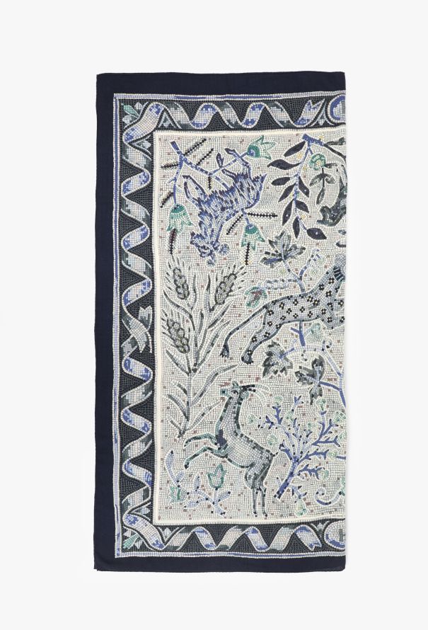 Hermès 'Pavement' Cashmere Grand Carré 140cm - 1