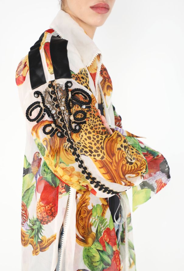 Dior Tropical Embellished Silk Blouse, S/S 1993 - 5