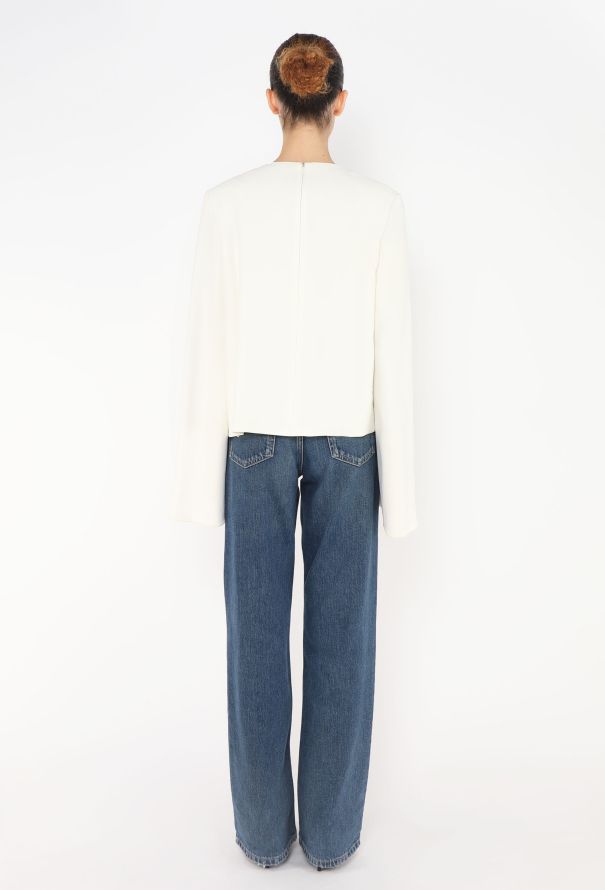 Céline Rare S/S 2011 Trompe L'œil Cape Top - 6