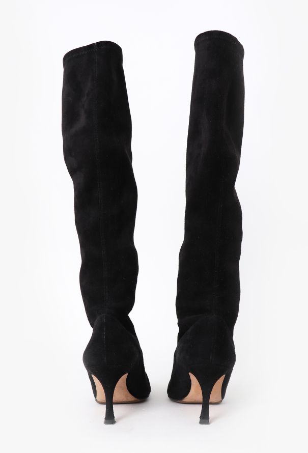 Manolo Blahnik 2014 Pascalare Suede Boots - 4