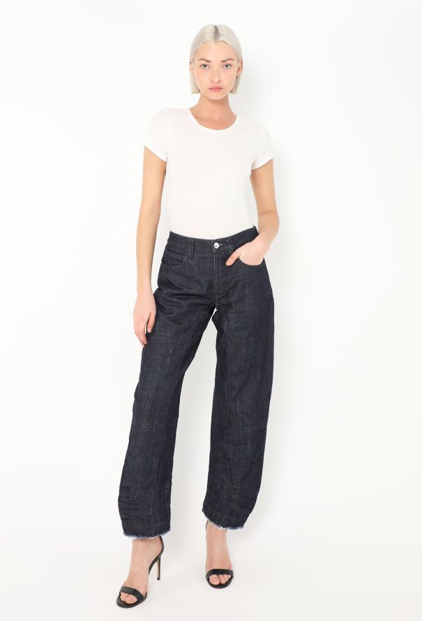 Jil Sander S/S 2022 Distressed Hem Jeans - 1