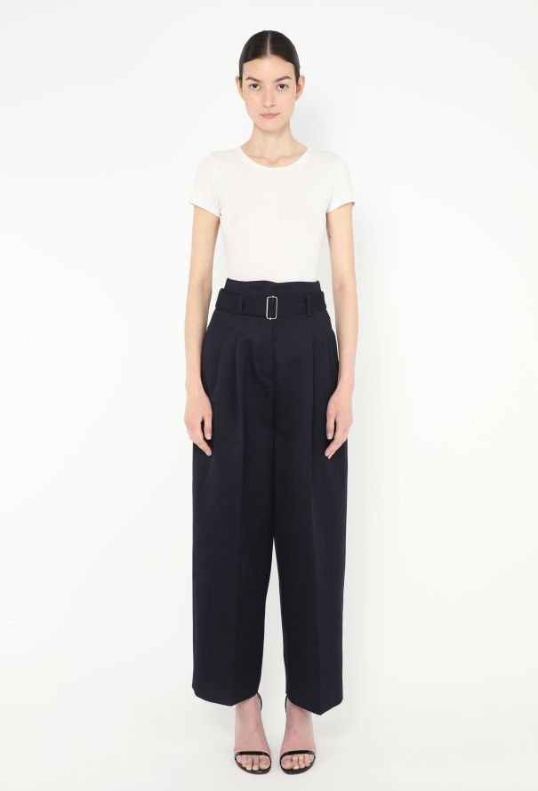 Céline Resort 2016 Pleated Buckled Trousers - 1
