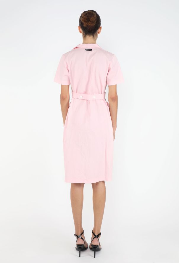 Miu Miu S/S 2025 Notched Cotton Dress - 7
