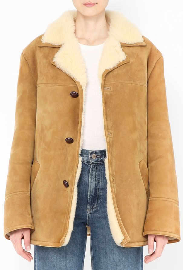 Céline 2020 Oversized Shearling-Lined Jacket - 4 Céline 2020 Oversized Shearling-Lined Jacket - 4
