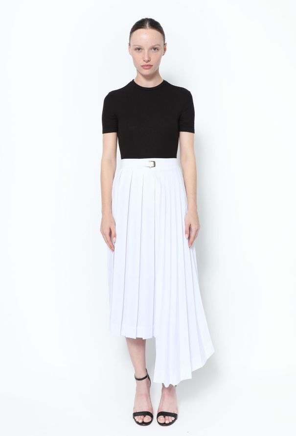 Céline S/S 2018 Asymmetrical Pleated Skirt - 1