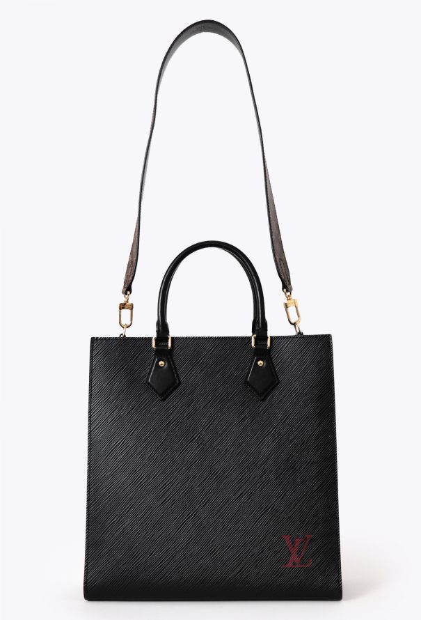 Louis Vuitton Black Epi Sac Plat - 2 Louis Vuitton Black Epi Sac Plat - 2