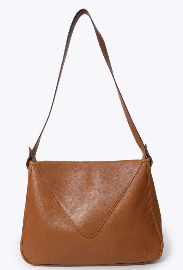 Hermès Vintage Courchevel Christine Envelope Bag - 4