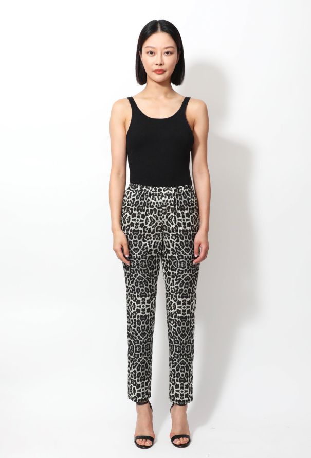 Dries Van Noten Leopard Print Trousers - 1