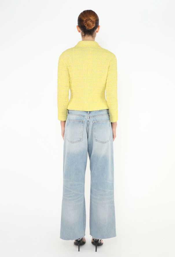 Chanel Resort 2012 Frayed Tweed Jacket - 6 Chanel Resort 2012 Frayed Tweed Jacket - 6