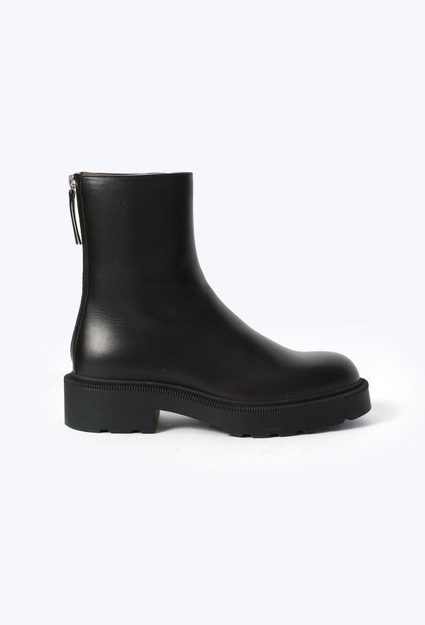 The Row F/W 2025 Nobilis Leather Ankle Boots - 1