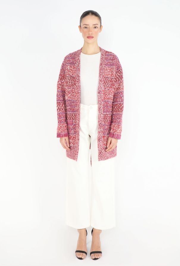 Chanel F/W 2022 Belted Cashmere Tweed Cardigan - 4