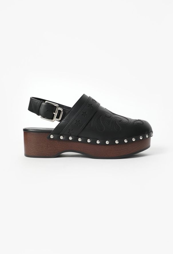 Hermès 2025 Hippie Mule Studded Clogs - 1