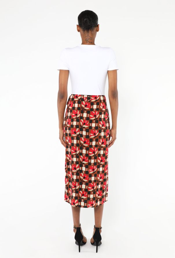 Prada S/S 2017 Graphic Wrap Skirt - 5