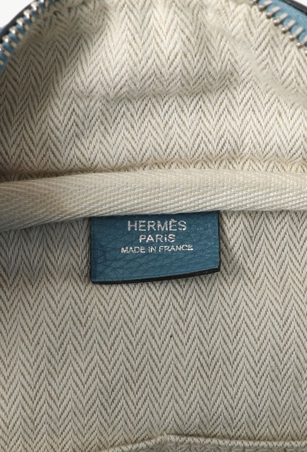 Hermès Blue Jean Taurillon Clémence Victoria 35 - 12