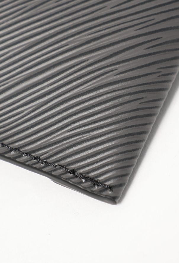 Louis Vuitton Matte Black Epi Envelope Pouch - 10 Louis Vuitton Matte Black Epi Envelope Pouch - 10