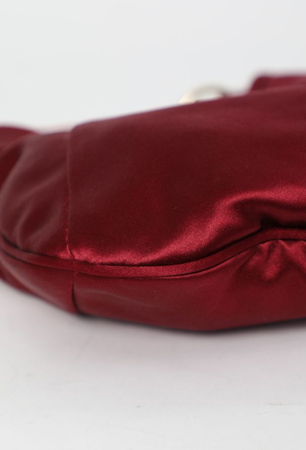 Saint Laurent Early 2000s Crepe Satin Mini Mombasa Bag - 8