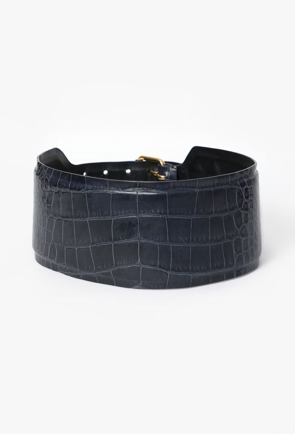 Balenciaga S/S 2005 Corset Embossed Belt - 5