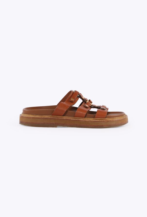 Céline Tippi Leather Sandals, 2024 - 1