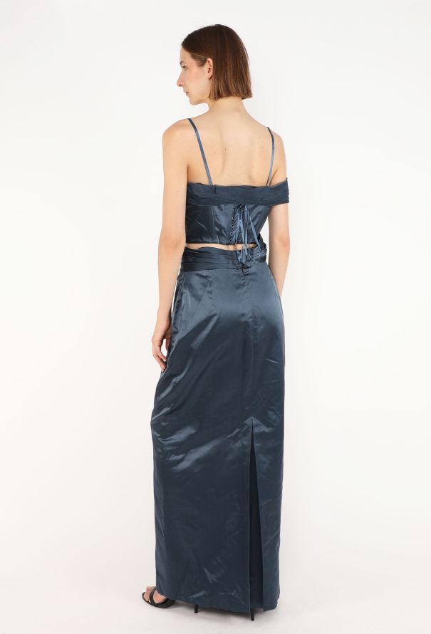 Chloé Silk Charmeuse Corset Ensemble, 1990s - 4