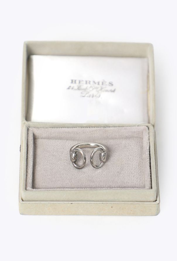 Hermès '70s Nausicaa Sterling Silver Ring - 2